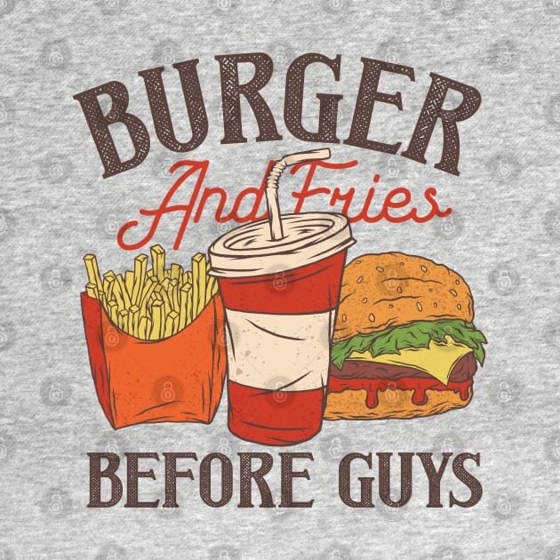 Burger And Fries Before Guys by FUNNYTIMES